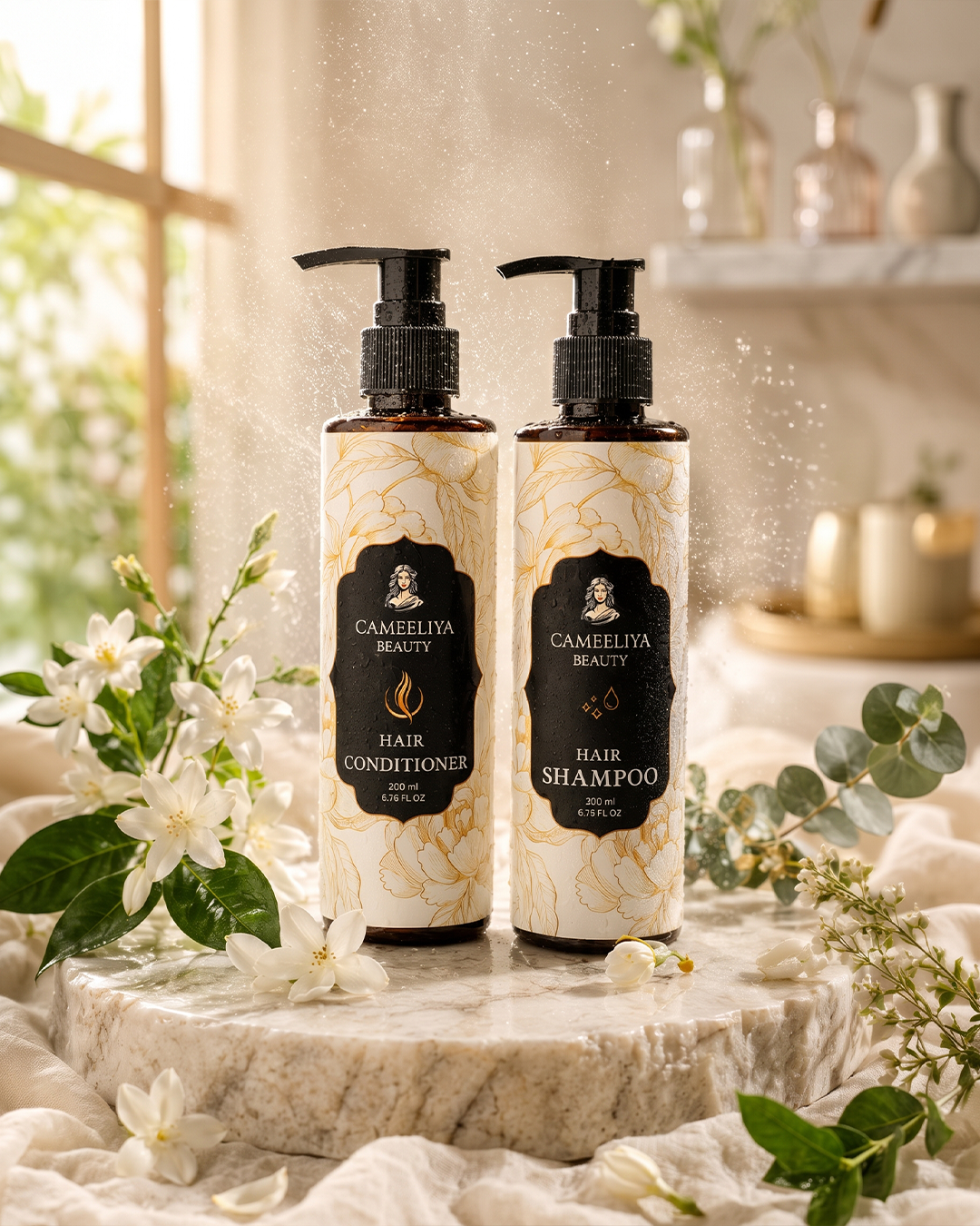 Cameeliya Silk Hair Duo